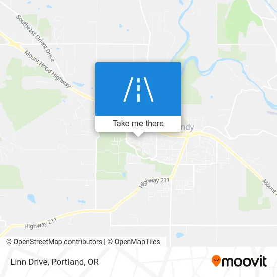 Linn Drive map