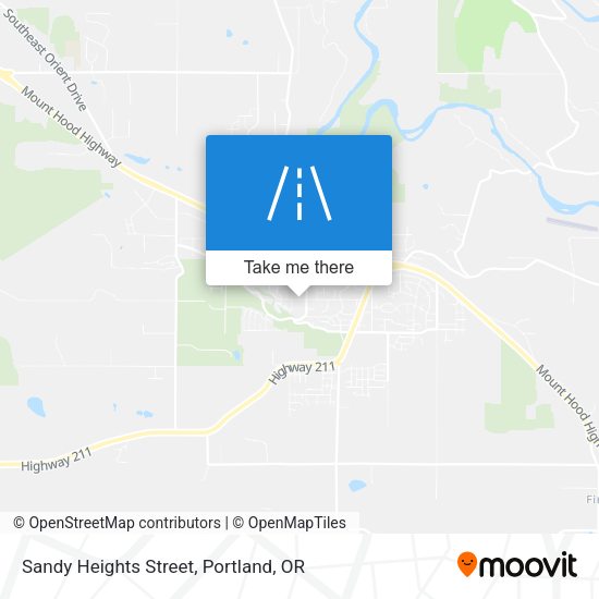 Sandy Heights Street map