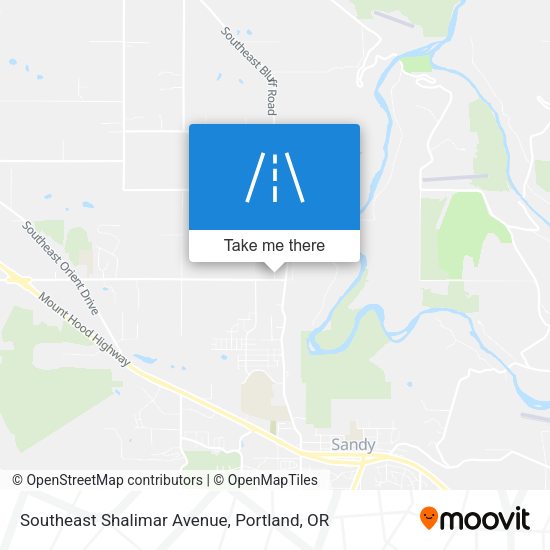 Mapa de Southeast Shalimar Avenue