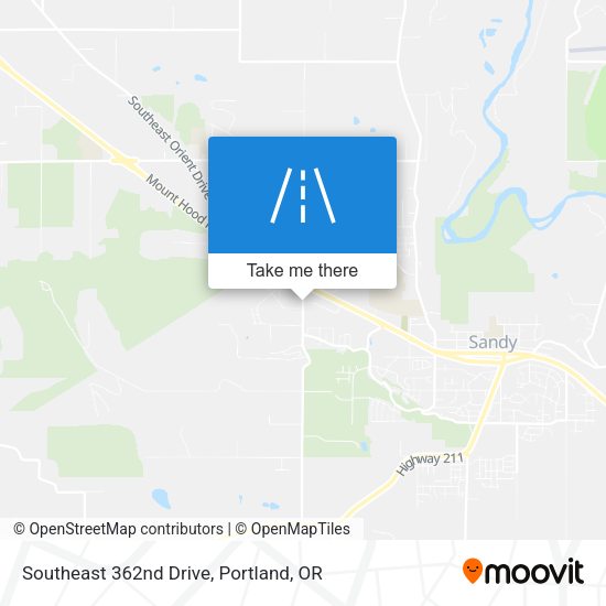 Southeast 362nd Drive map