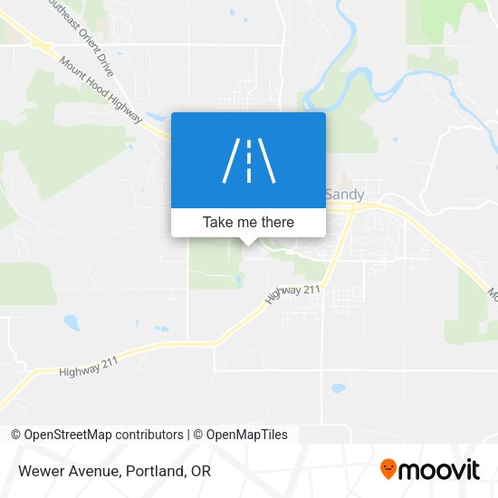 Mapa de Wewer Avenue