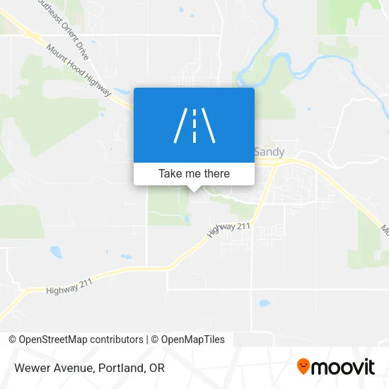 Wewer Avenue map