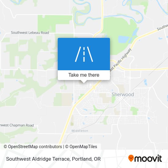 Mapa de Southwest Aldridge Terrace