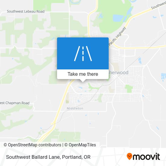 Mapa de Southwest Ballard Lane
