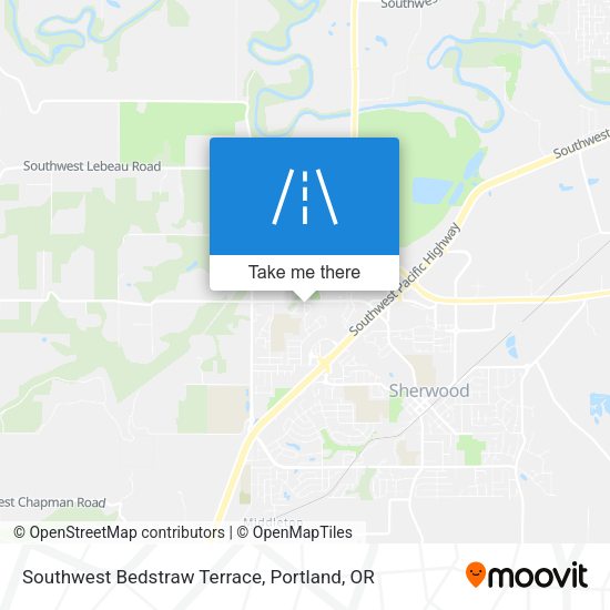 Southwest Bedstraw Terrace map