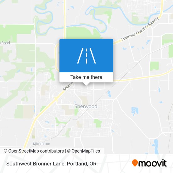 Southwest Bronner Lane map