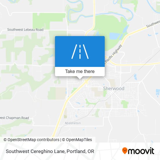 Southwest Cereghino Lane map