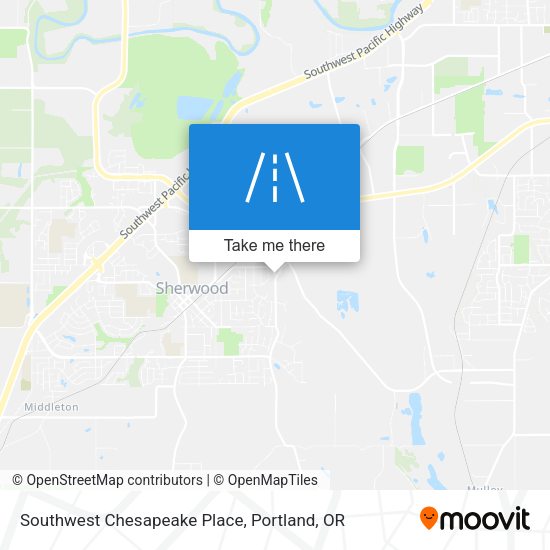 Southwest Chesapeake Place map