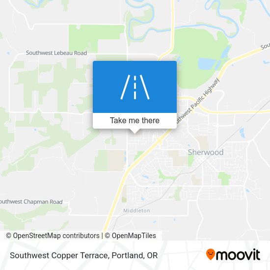 Mapa de Southwest Copper Terrace