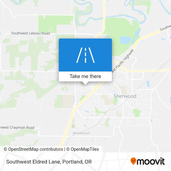 Mapa de Southwest Eldred Lane