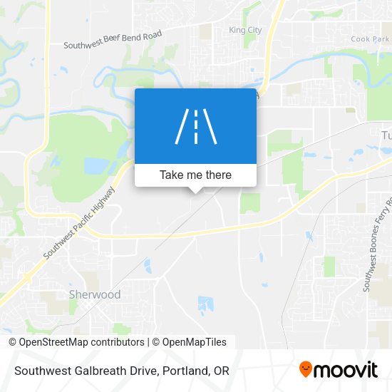 Southwest Galbreath Drive map