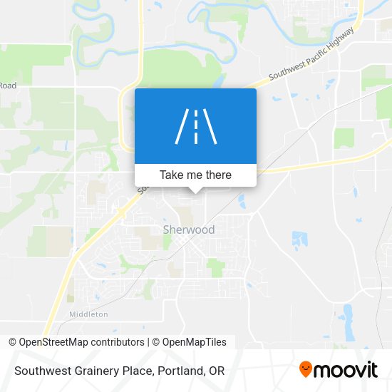 Mapa de Southwest Grainery Place