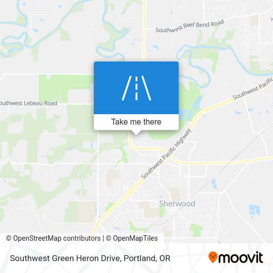 Southwest Green Heron Drive map