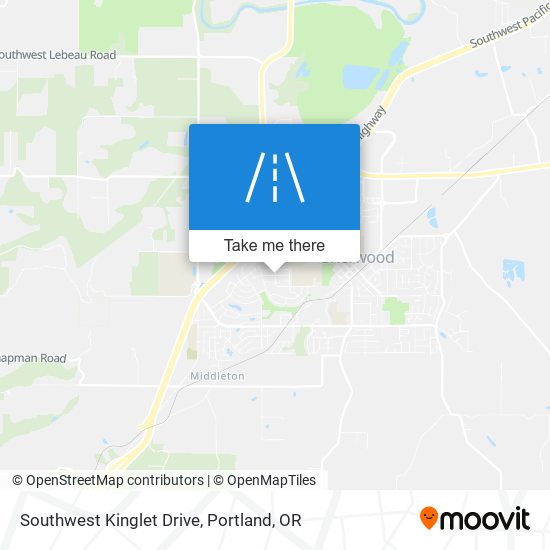 Southwest Kinglet Drive map