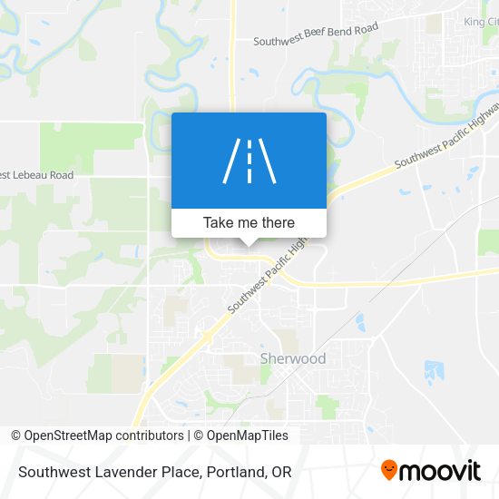 Mapa de Southwest Lavender Place