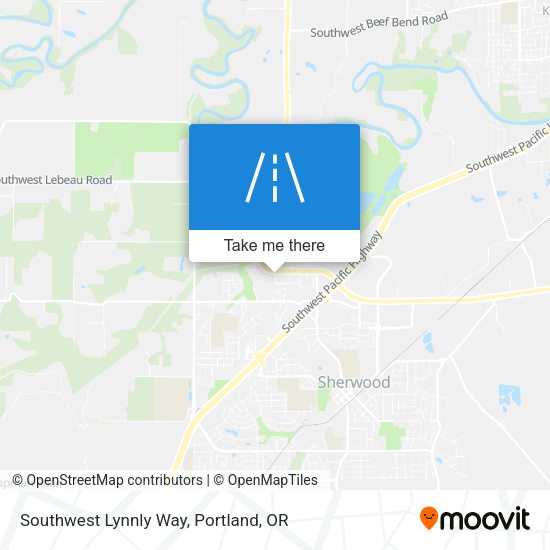 Mapa de Southwest Lynnly Way