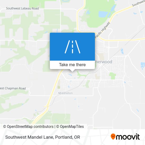 Southwest Mandel Lane map