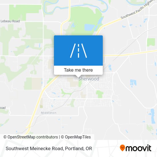 Mapa de Southwest Meinecke Road