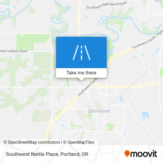 Southwest Nettle Place map