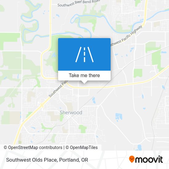Southwest Olds Place map