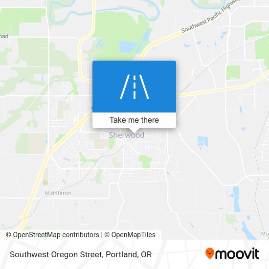 Southwest Oregon Street map