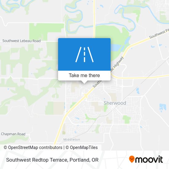 Mapa de Southwest Redtop Terrace