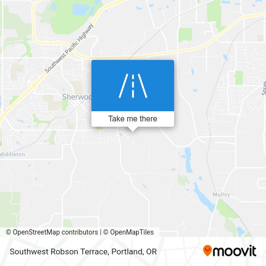 Southwest Robson Terrace map