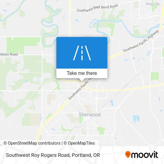 Southwest Roy Rogers Road map