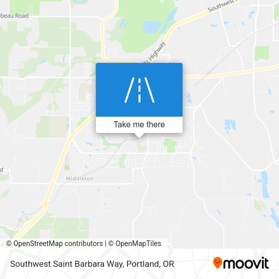 Mapa de Southwest Saint Barbara Way