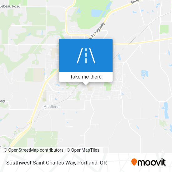 Mapa de Southwest Saint Charles Way