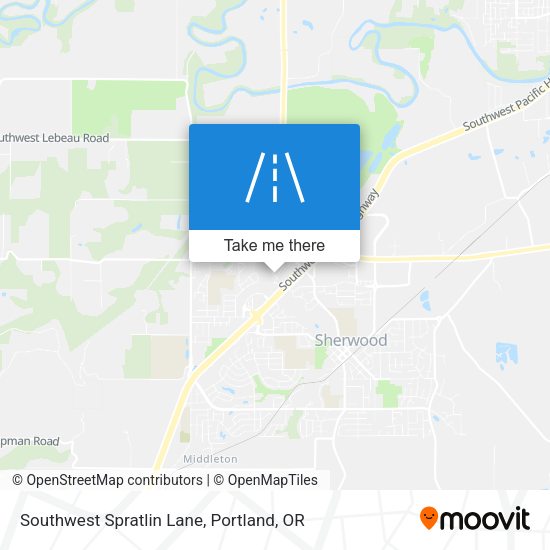 Southwest Spratlin Lane map