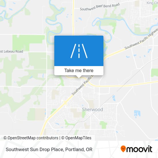 Southwest Sun Drop Place map