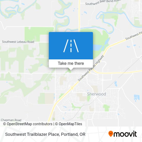 Southwest Trailblazer Place map