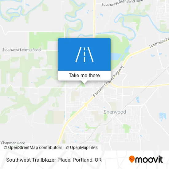 Southwest Trailblazer Place map