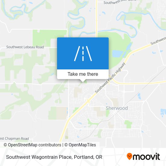 Southwest Wagontrain Place map