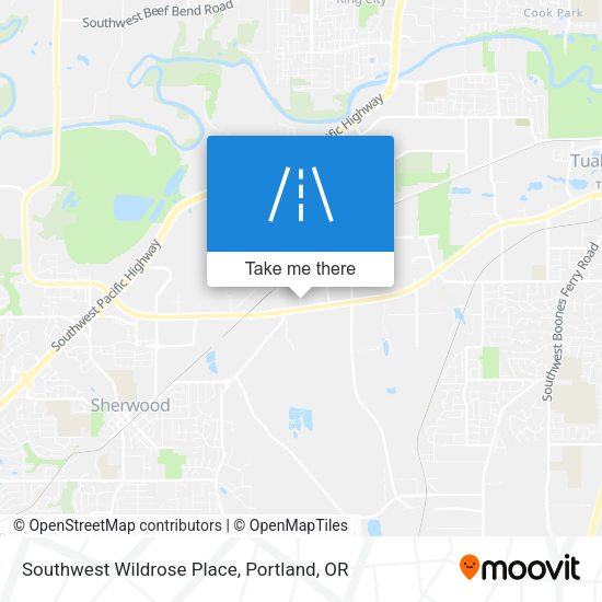 Southwest Wildrose Place map