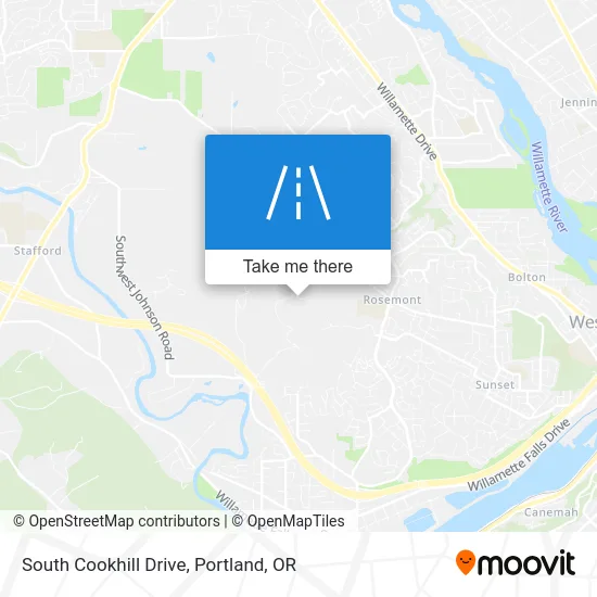South Cookhill Drive map