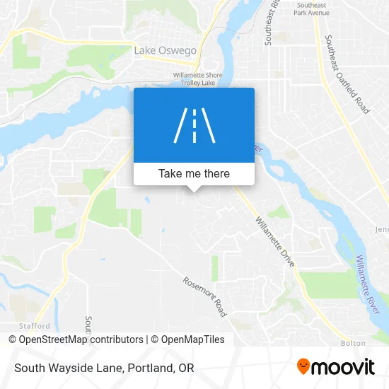 South Wayside Lane map