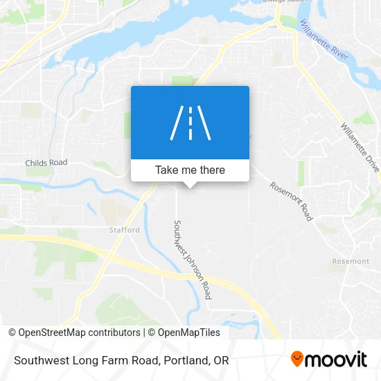 Southwest Long Farm Road map