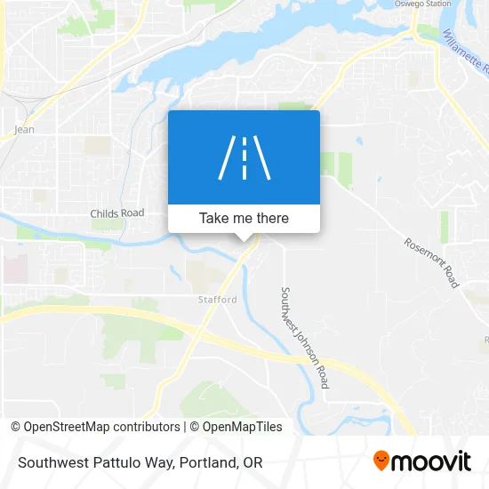 Southwest Pattulo Way map