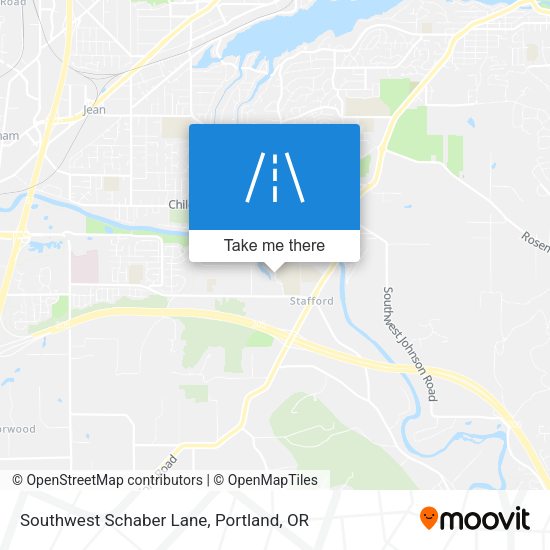 Southwest Schaber Lane map