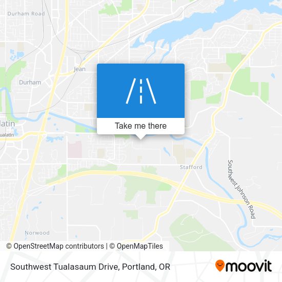 Mapa de Southwest Tualasaum Drive