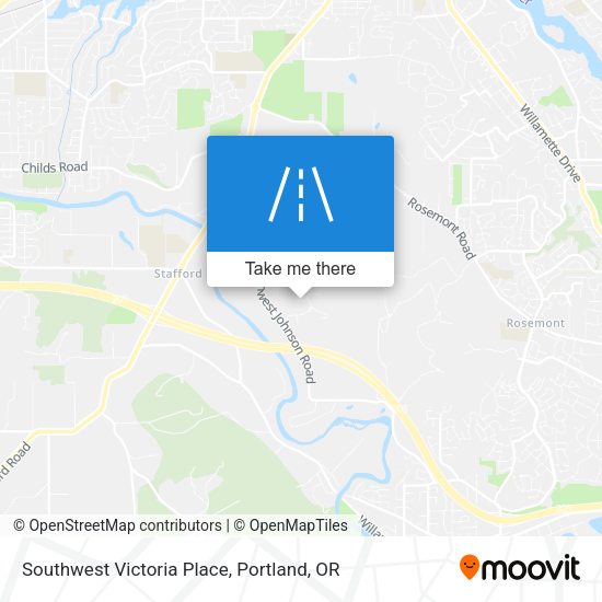 Southwest Victoria Place map