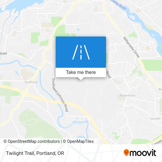Mapa de Twilight Trail