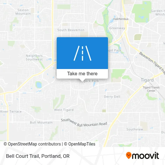 Bell Court Trail map