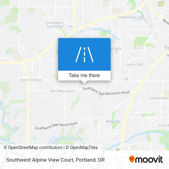 Southwest Alpine View Court map
