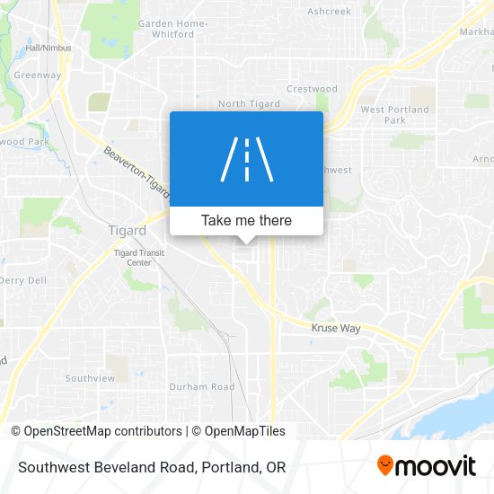 Southwest Beveland Road map