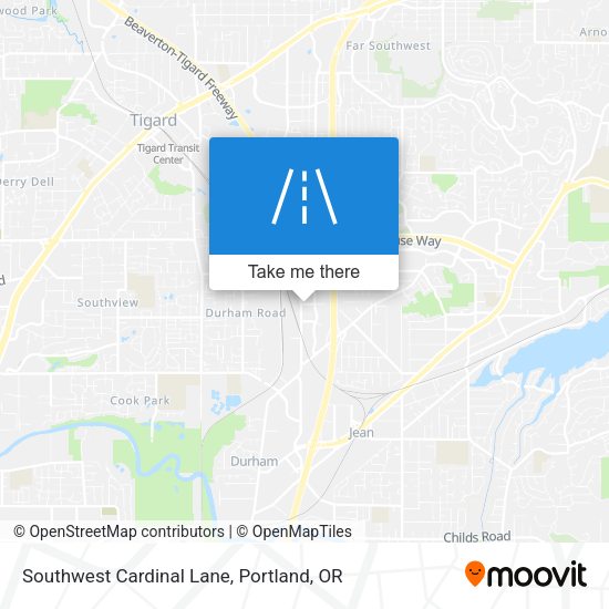 Mapa de Southwest Cardinal Lane