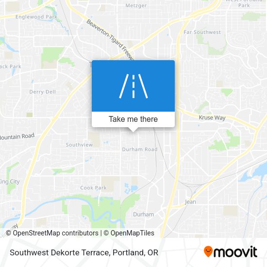 Southwest Dekorte Terrace map