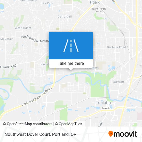 Southwest Dover Court map